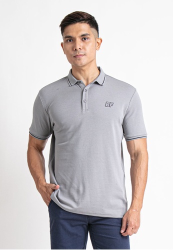 FOREST grey Forest Heavy Weight Premium Cotton Polo Tee 250gsm Interlock Knitted Polo T Shirt - 621216-05LtGrey F0FB4AA3BE1EDEGS_1