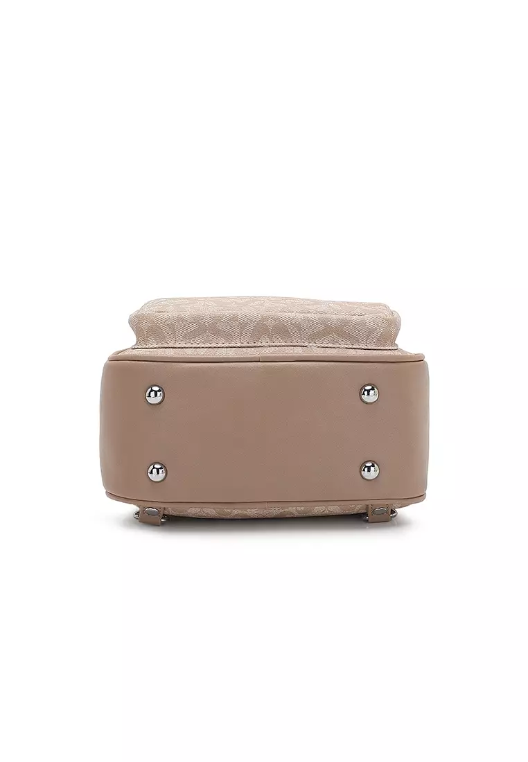 Women's Mini Backpack (Tas Ransel Wanita & Tas Punggung Wanita) - Krem