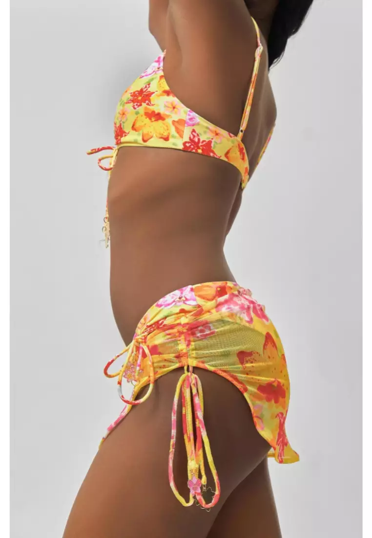 Bimini Mesh Skirt / Super Bloom