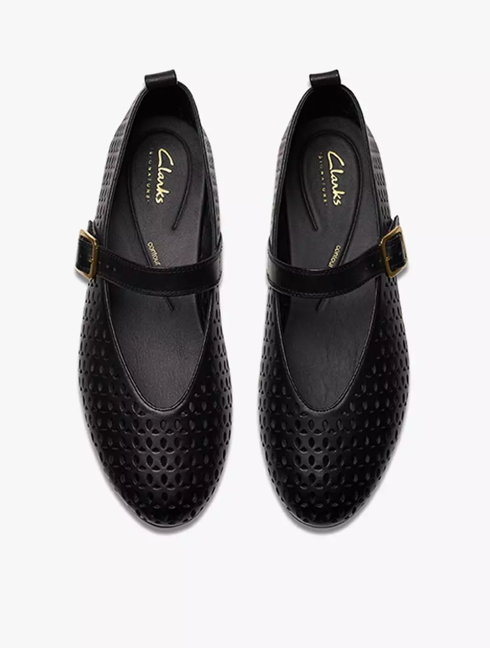 Clarks Fawna Jane Black Leather