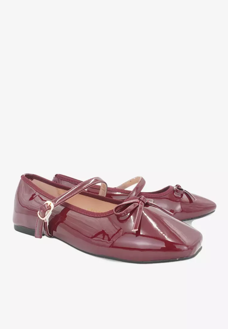 Dr. Cardin Women Luxe Mary Jane Flats L-RAU-9009