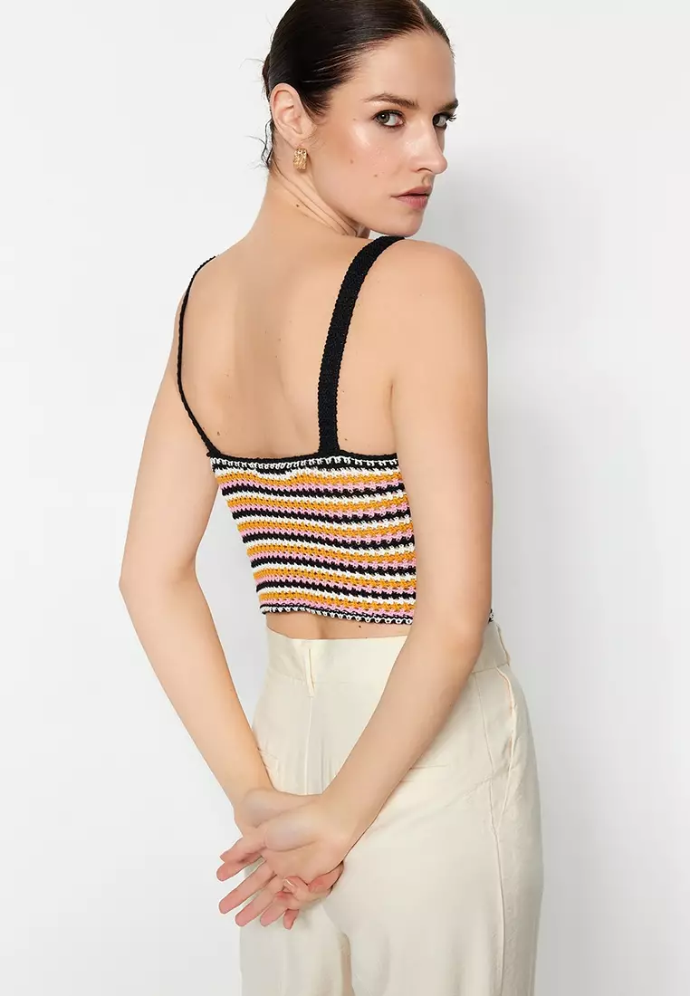 Buy Trendyol Knit Crop Top 2024 Online ZALORA Singapore