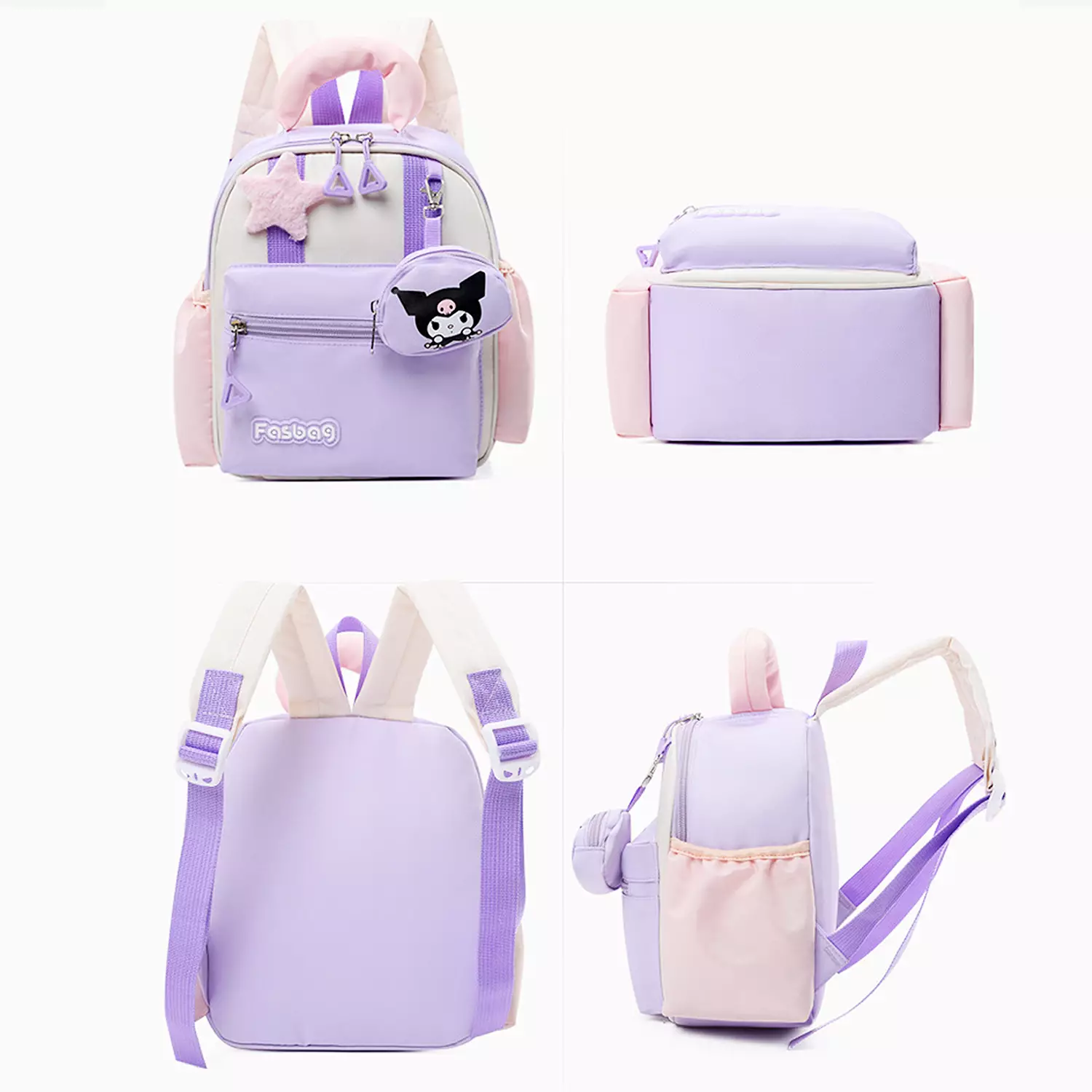 Wakakids Tas Ransel Anak Perempuan Mini Backpack Sekolah Travelling Karakter Sanrio Pink Melody K8011 Venrz