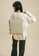 RABEANCO white and beige RABEANCO KARINA Convertible Backpack - Cream Beige C4AF8AC26A0E53GS_2