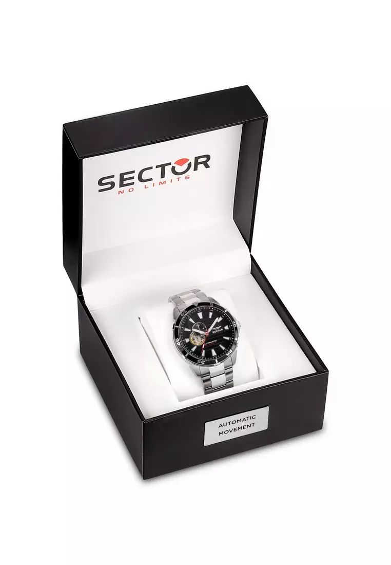 [3 Years Warranty] Sector ADV2500 43mm Case Men's Automatic Stainless Steel Watch R3223243001