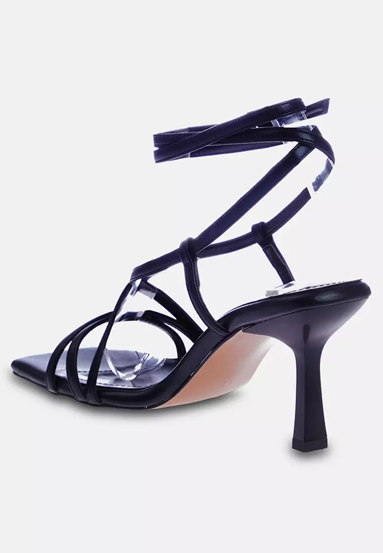 Lace-Up Sandal Heels