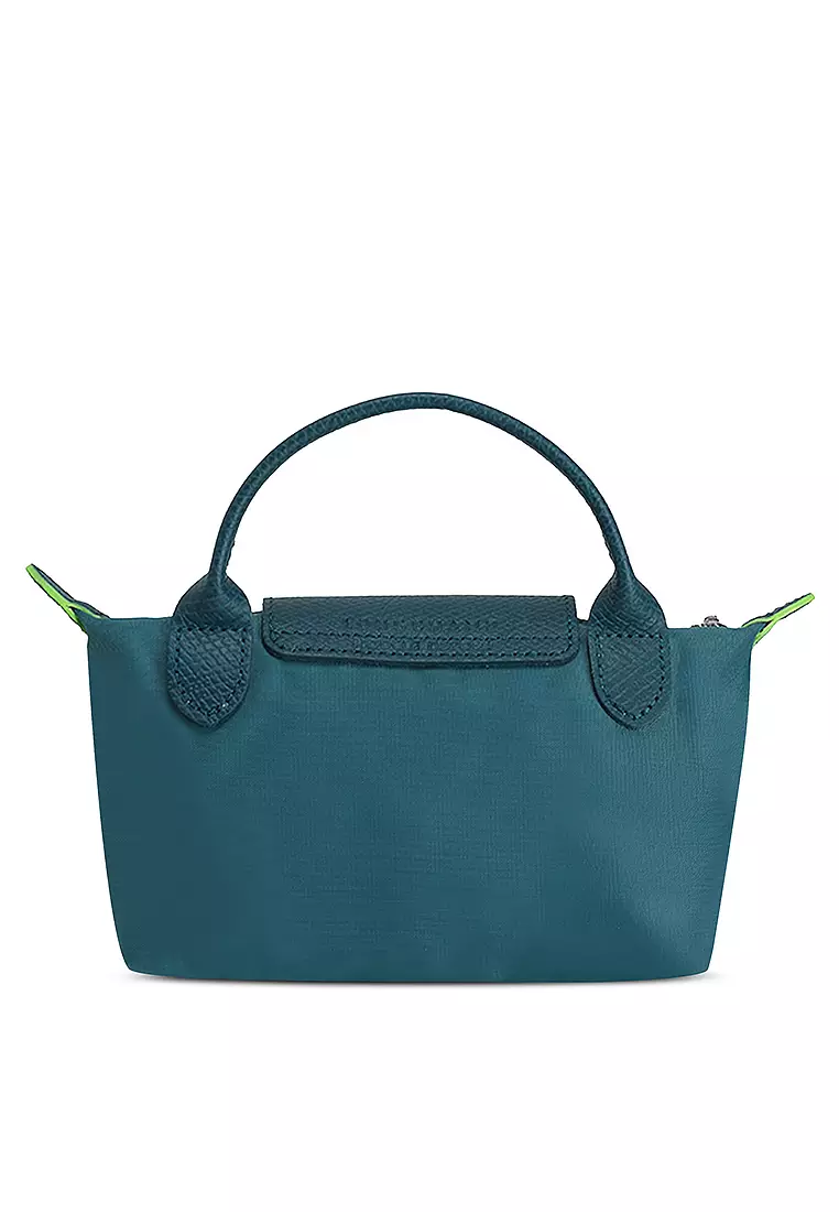 Le Pliage Green Pouch with Handle