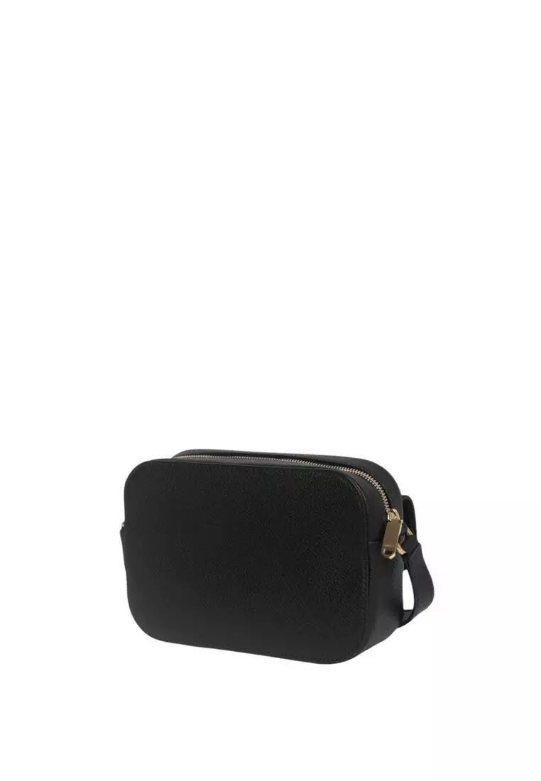Grain Calfskin Leather Crossbody Bag