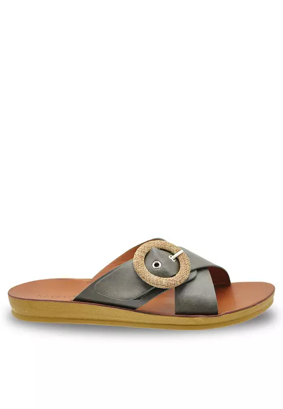 Discount on Noveni  shoes - SKU: Faux Leather Casual Sandals