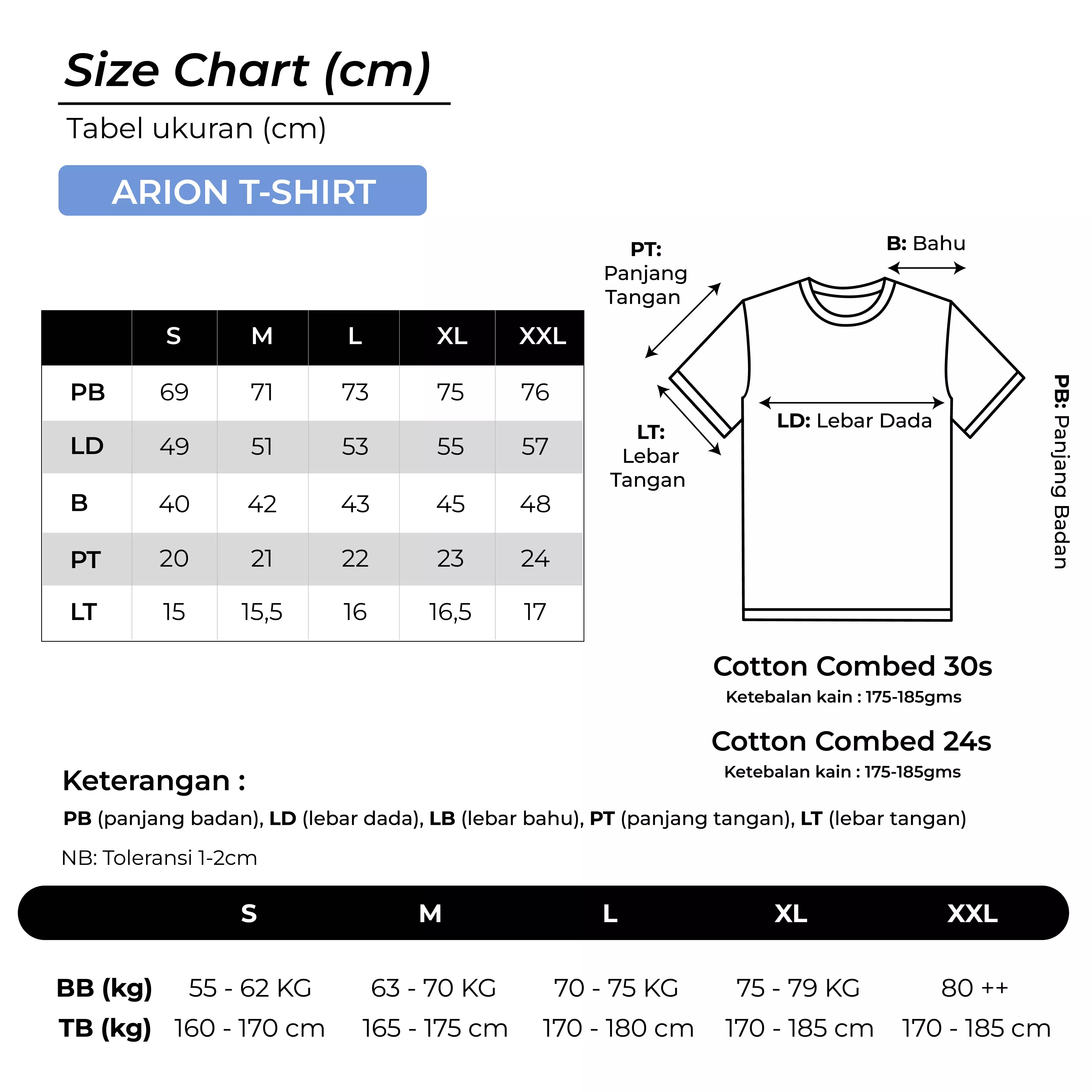 Kale Arion Light Grey / T-Shirt Pria Lengan Pendek / Unisex