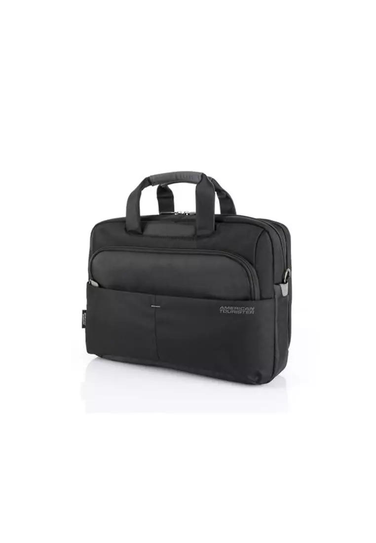 American tourister leather laptop bag shop