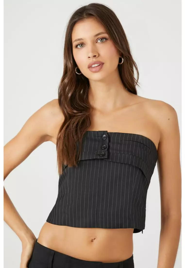 Strapless bustier top forever deals 21
