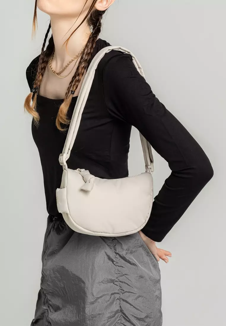 Soffa Micro Hobo Bag - Oatmilk