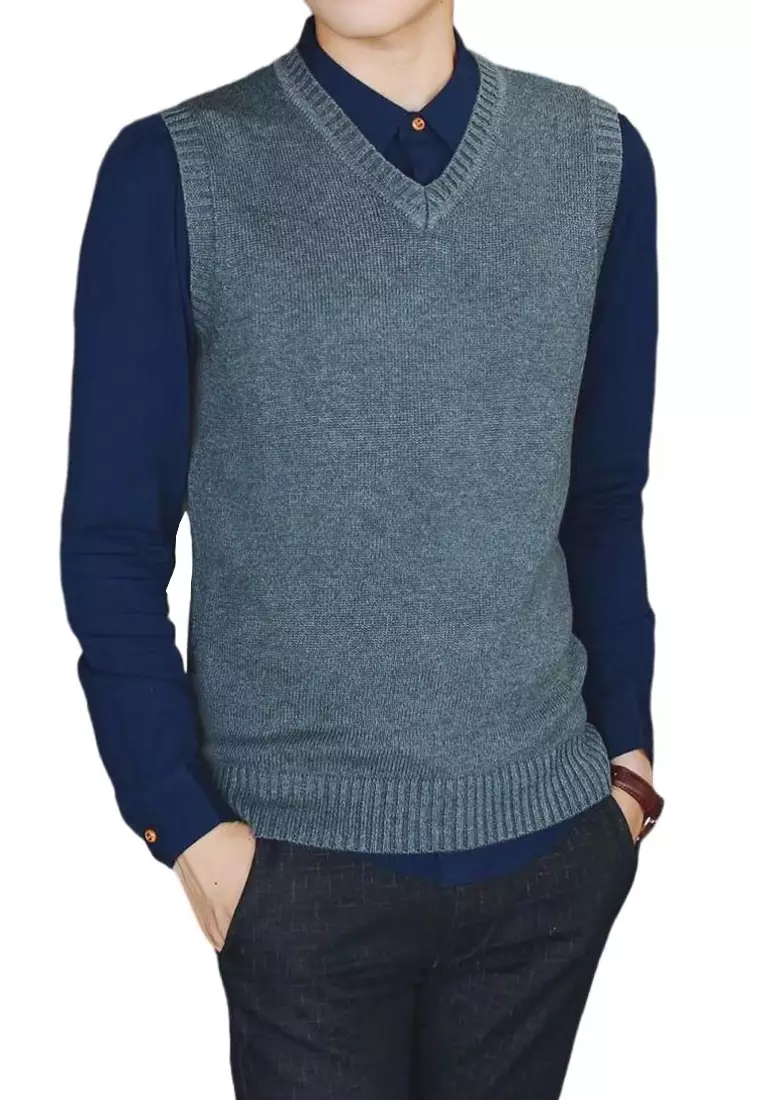 V-neck Casual Vest XH2019