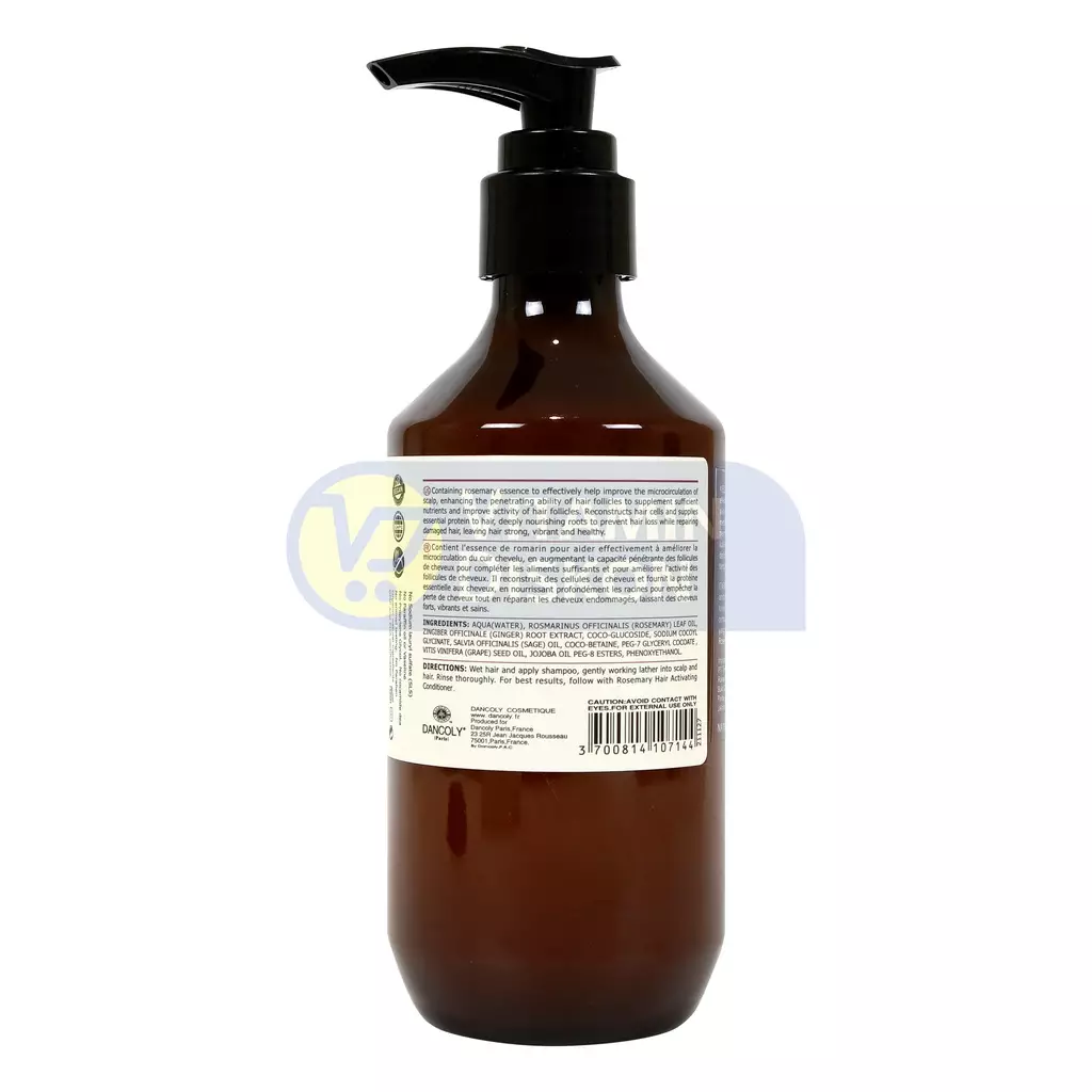 DANCOLY ROSEMARY HAIR ACTIVATING SHAMPOO 400 ML