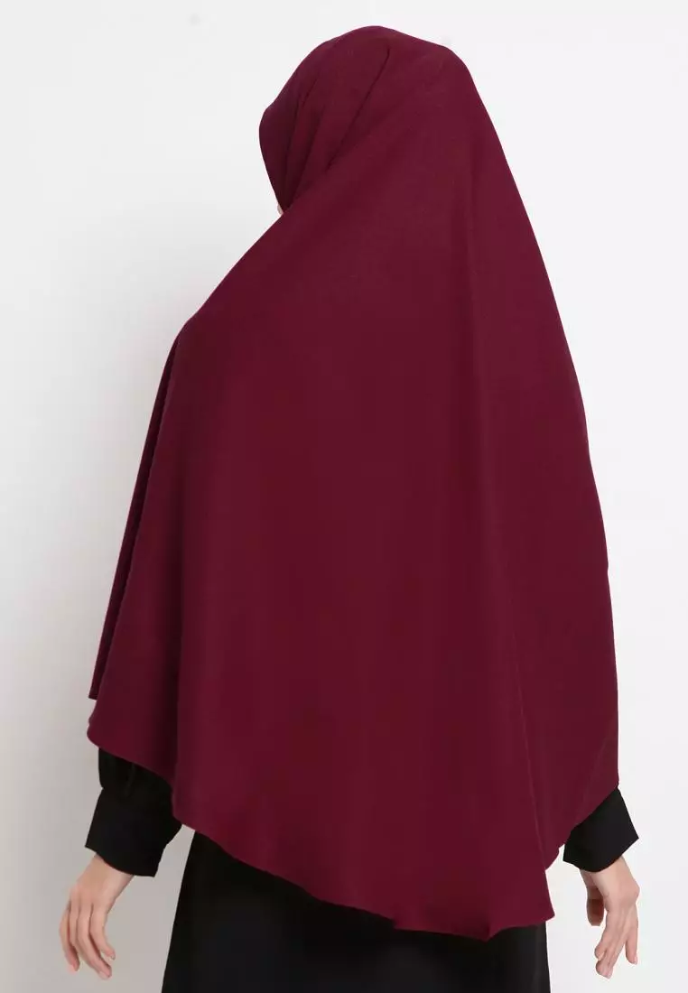 Hilya Khimar Instan Hijab Syari - Maroon