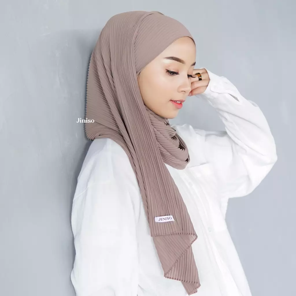 AURA Active Hijab Pashmina Plisket Shawl