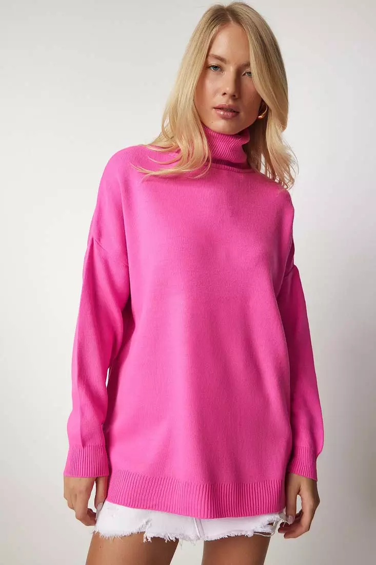 Buy Happiness Istanbul Turtleneck Oversized Knit Sweater 2025