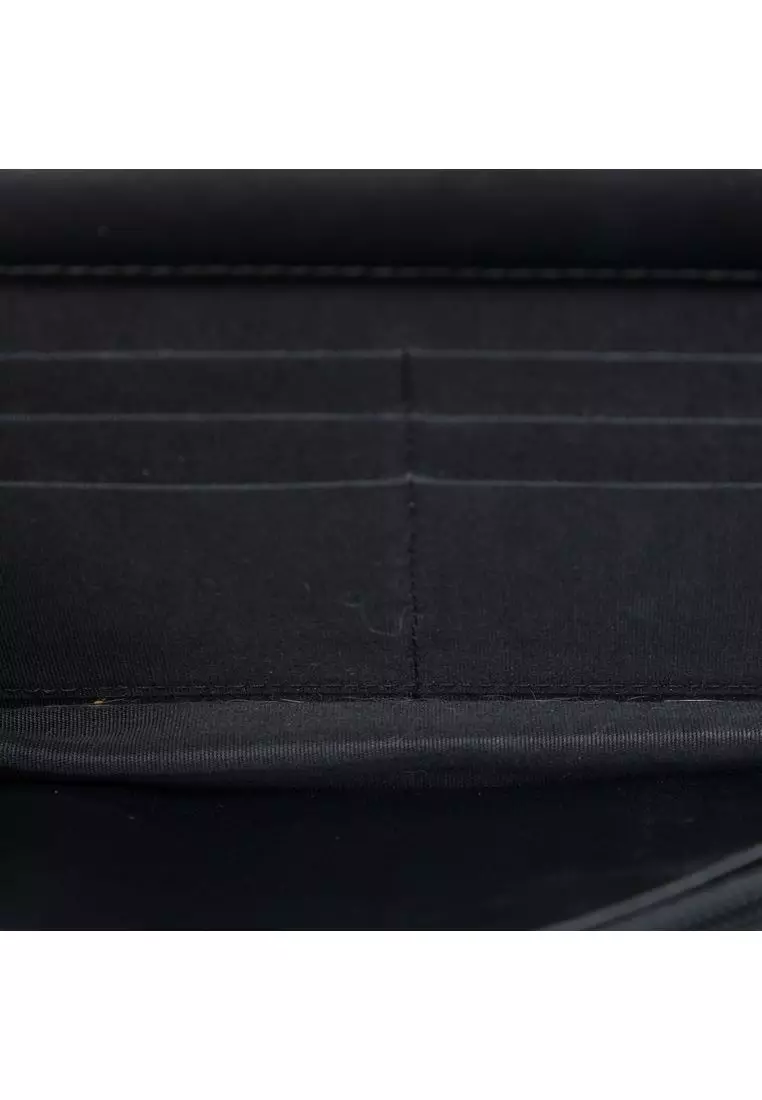 Pre-Loved Chanel Airline Quilted Lambskin Wallet On Chain