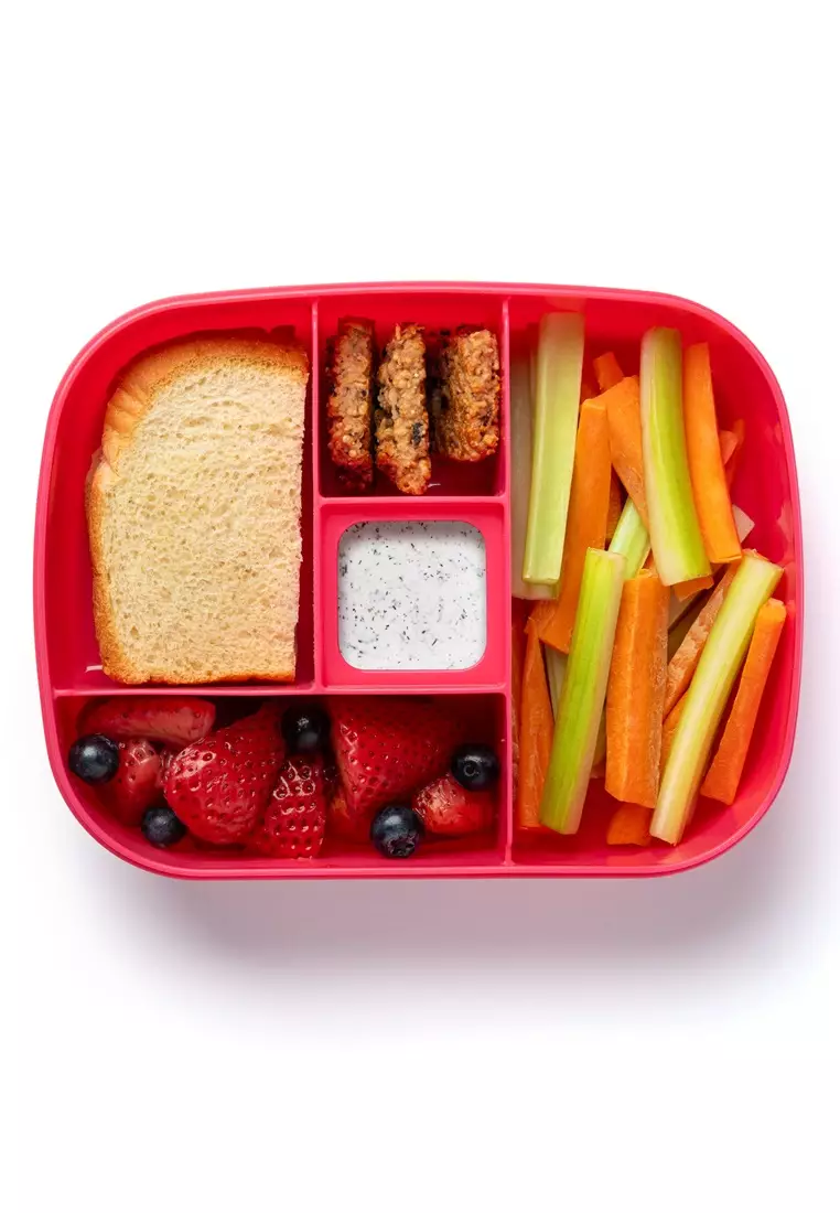 Stephen Joseph New Bento Box with Removable Tray Fruit