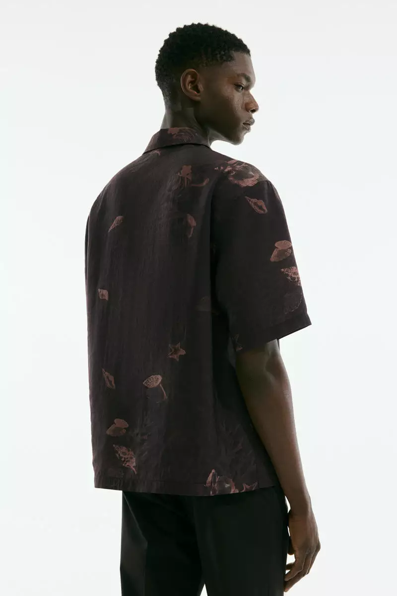 Regular Fit Lyocell-blend resort shirt