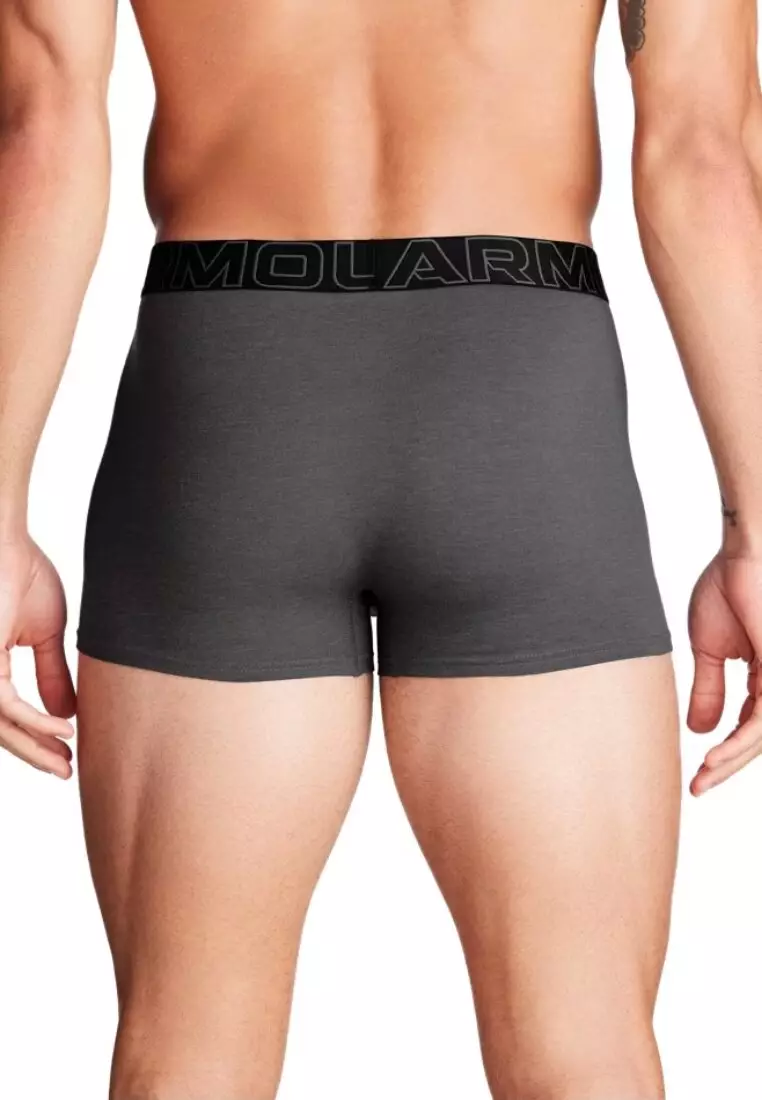 UA Performance Cotton男士3英寸Boxerjock®內褲3條裝