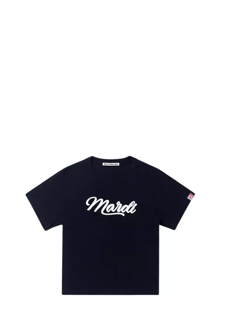 Jual MARDI MERCREDI Slim Tshirt Mardi VIntage Logo - Black