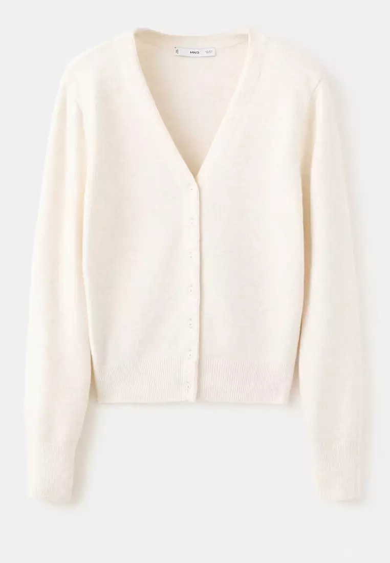 V-Neck Knitted Cardigan