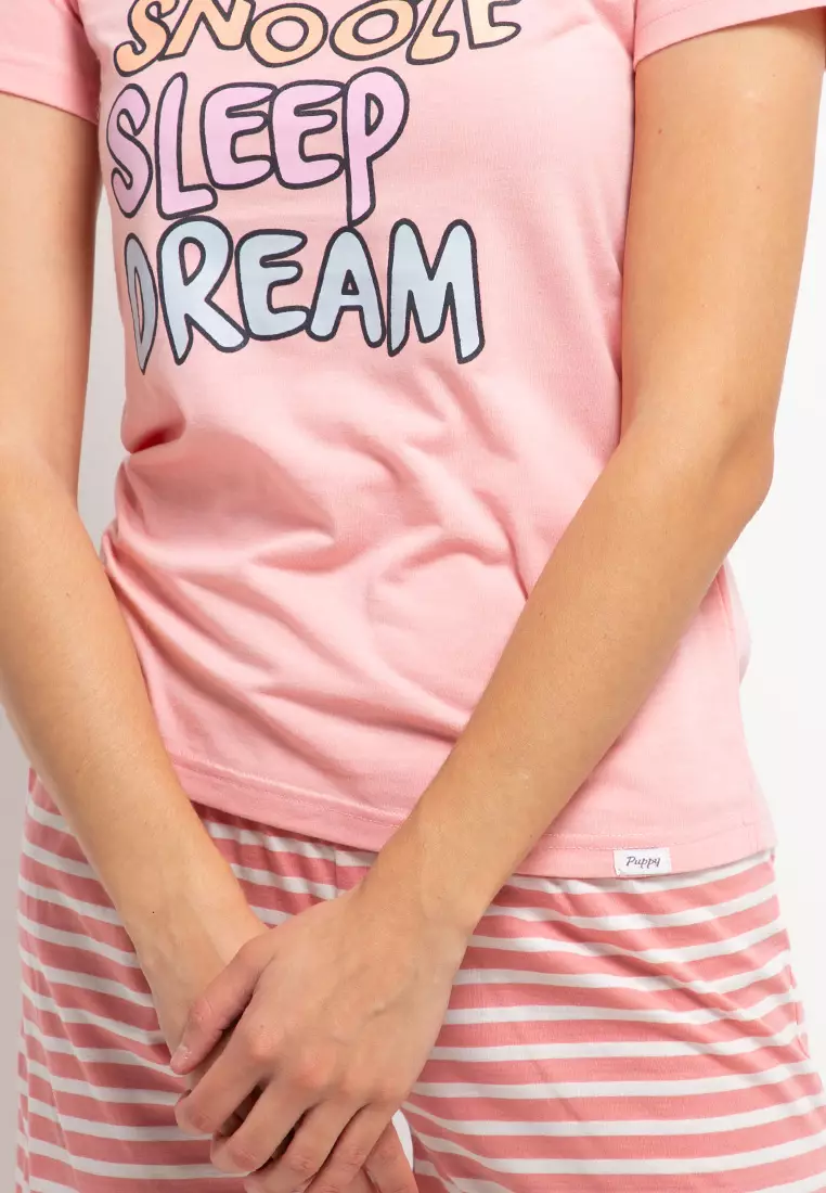 Pyjama Pijama Short Sleeve Short Pants Sleepwear