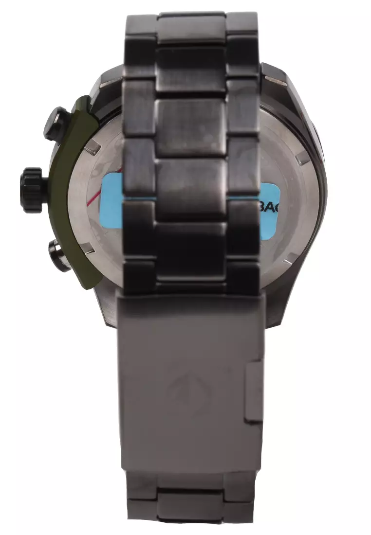 Expedition - Jam Tangan Pria - Black Green - Stainless Steel Bracelet - 6795MCBIGBAGN