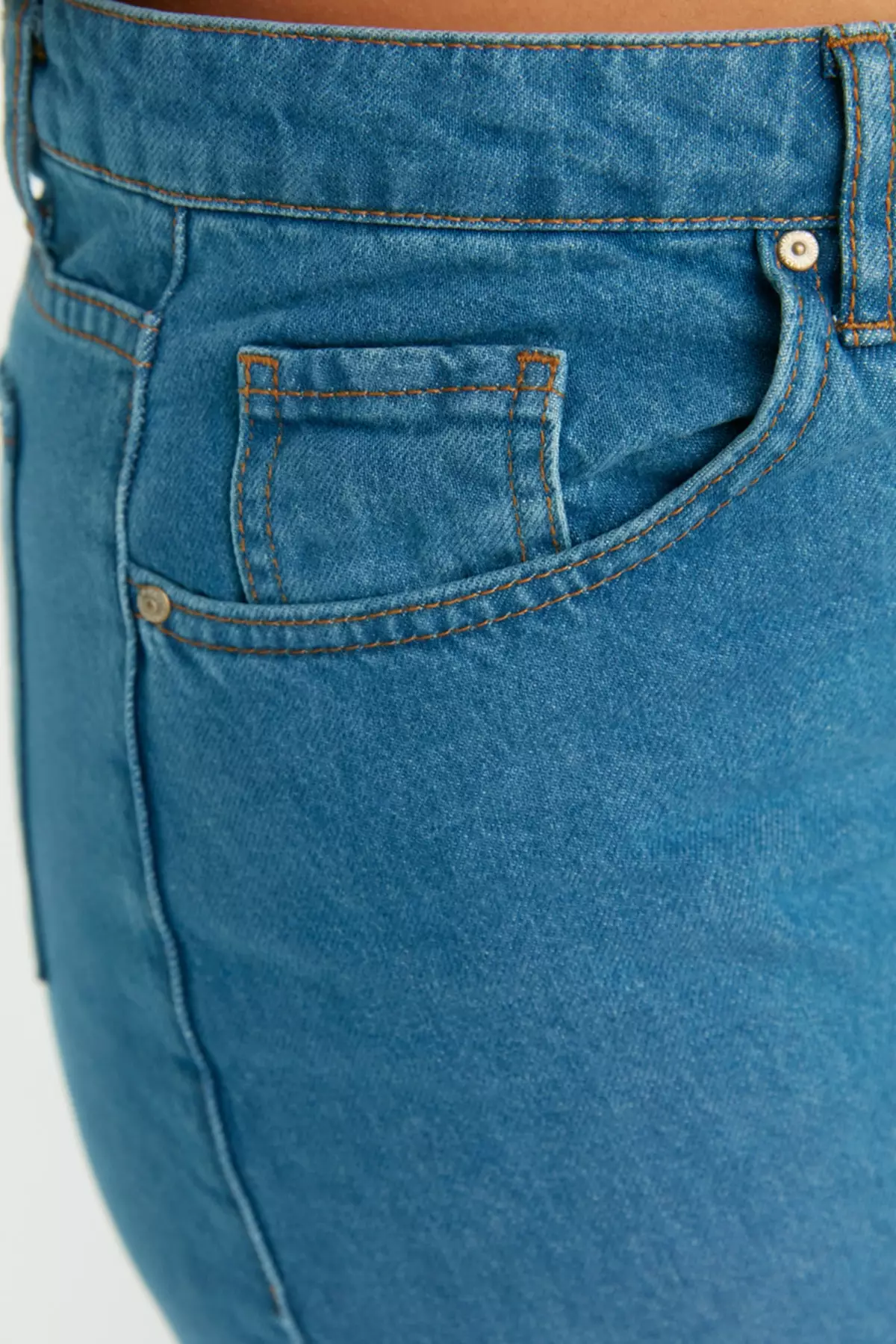 Plus Size High Waist Wide Leg Jeans