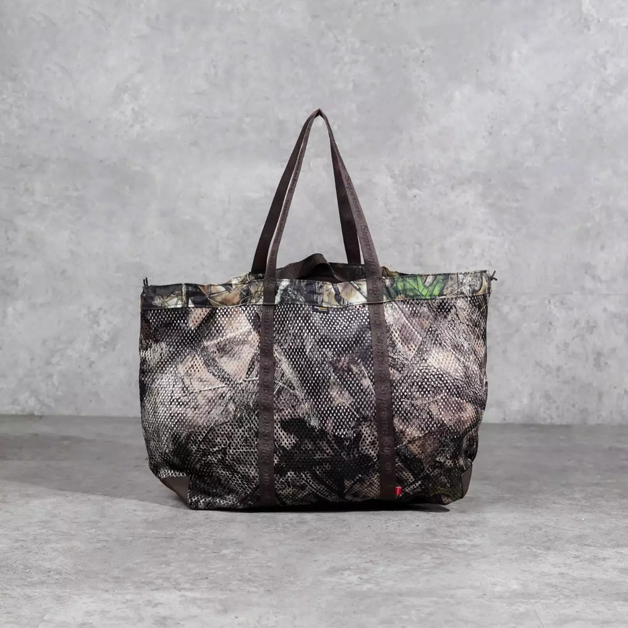 Tas SUPREME MESH CAMO BROWN TOTE BAG 100% ORIGINAL