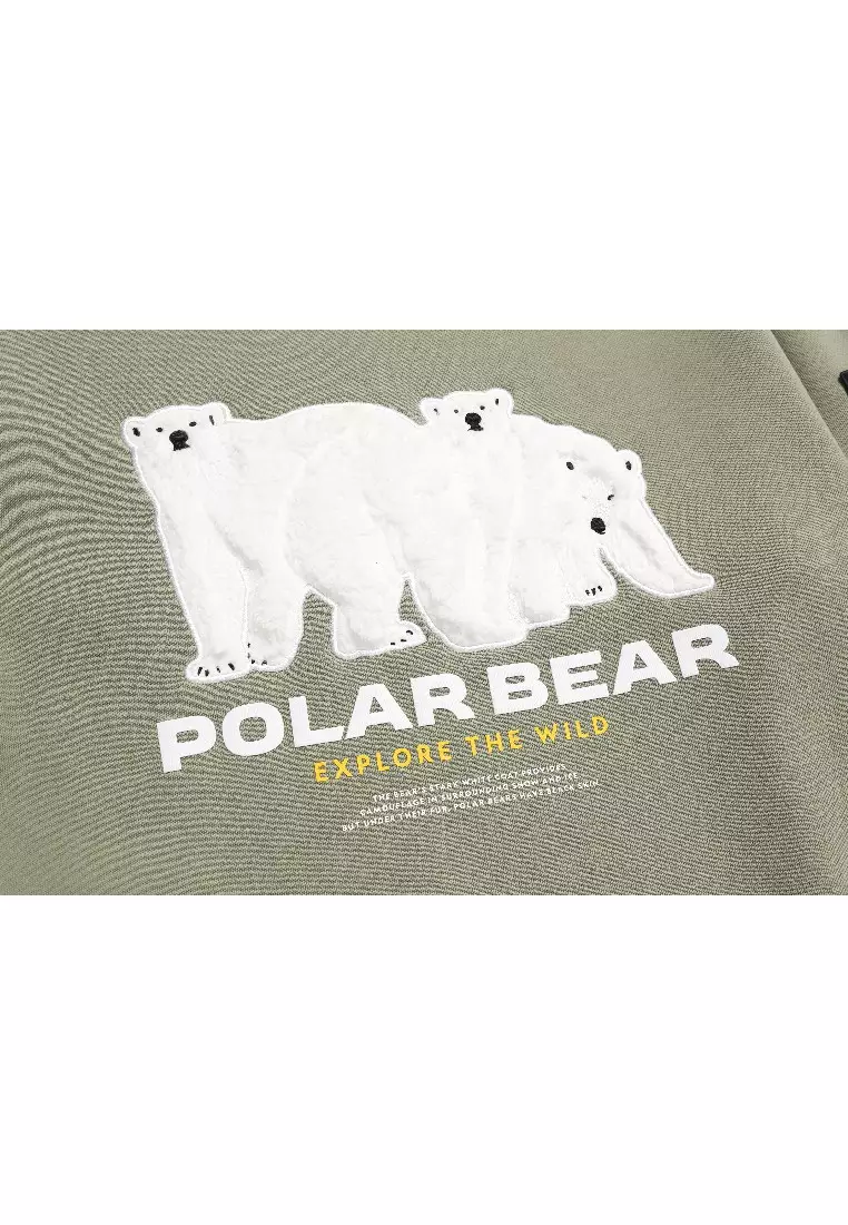 National Geographic Unisex Polar Bear Graphic Fleece