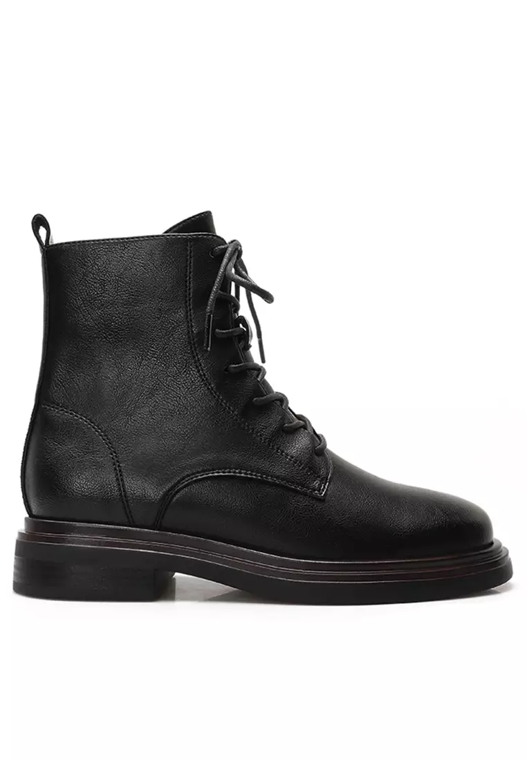 Discount on Twenty Eight Shoes  shoes - SKU: 3.5CM Vintage Zipper Martin Boots TE8173-3