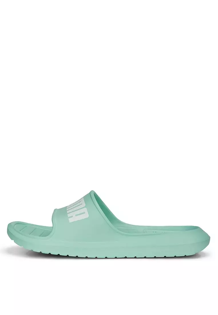 Mint green cheap puma slides
