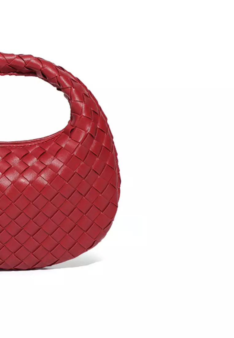 Faux Leather Woven Hobo Bag CX-B1904