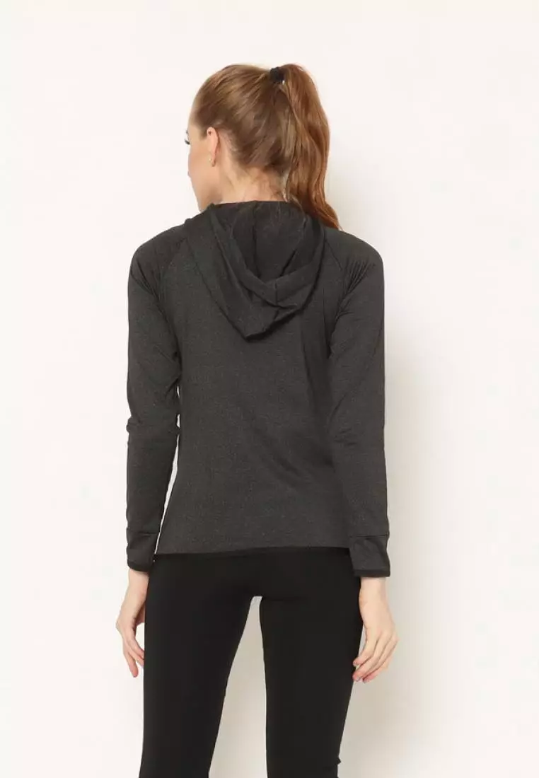 FITWEAR - BELLA B-HOODIE JACKET - DARK GREY