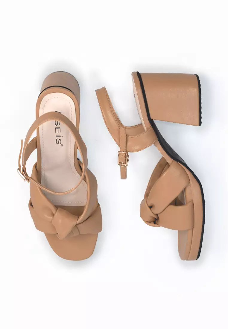 SEIS Paola Sandal Heels Wanita Hak 7 cm Handmade