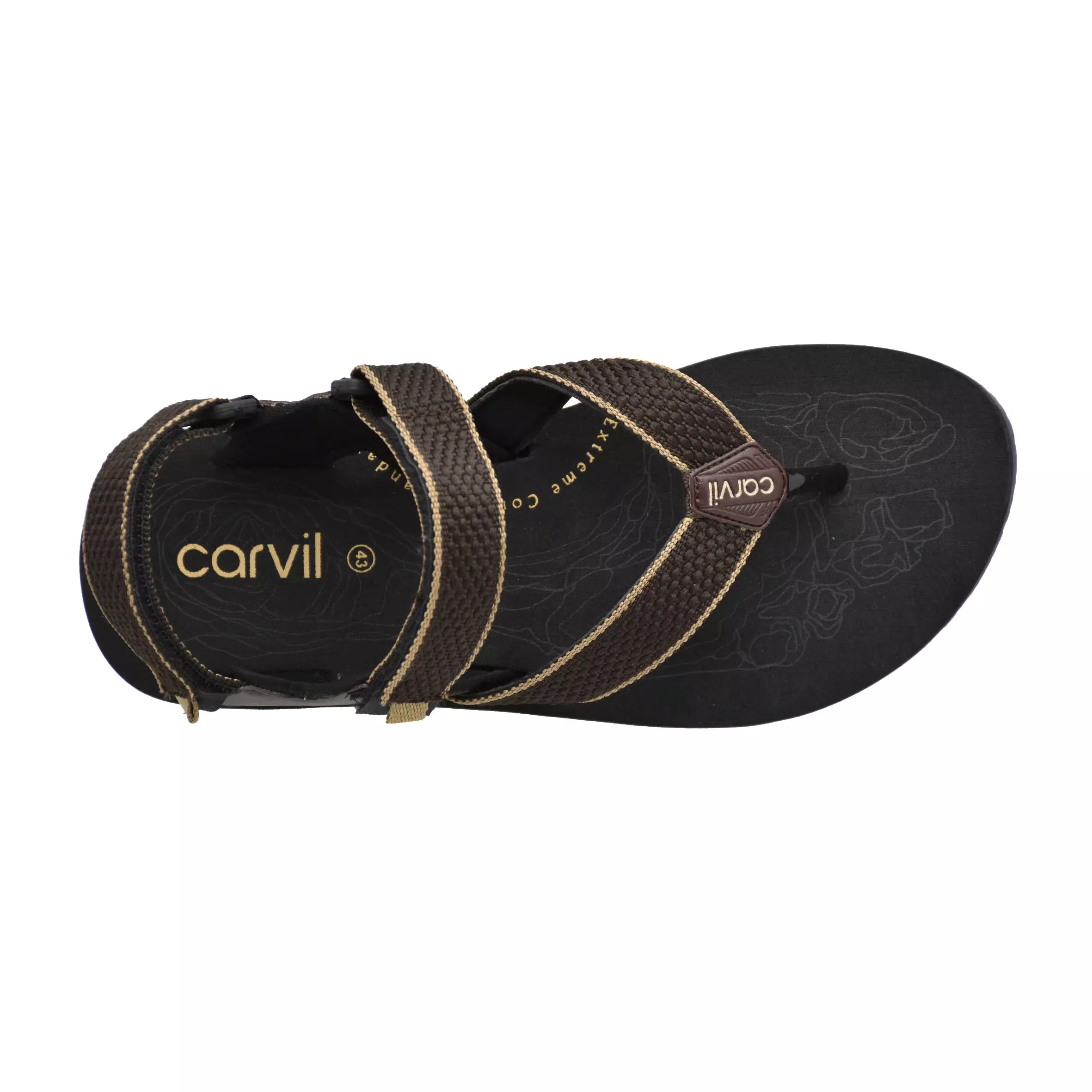 Carvil Sandal Gunung Pria Crusher-GM Brown/Beige