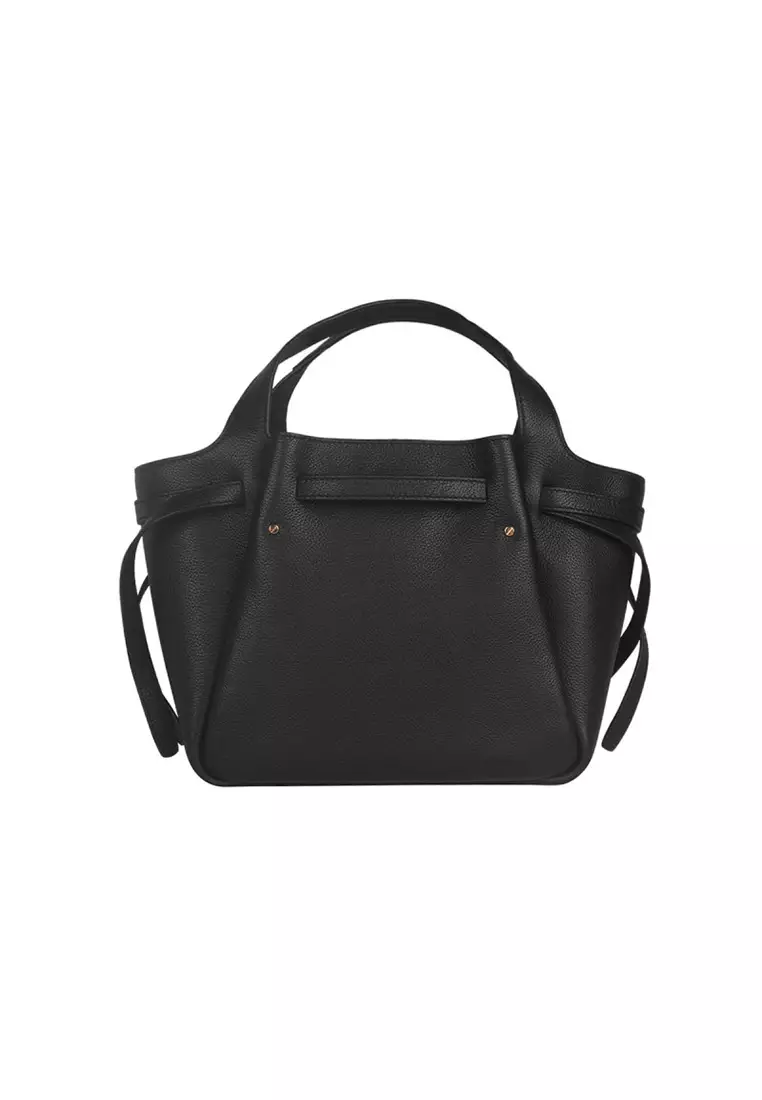 Tory Burch Romy Leather Tote in Black 164866-001 2026 | Buy Tory