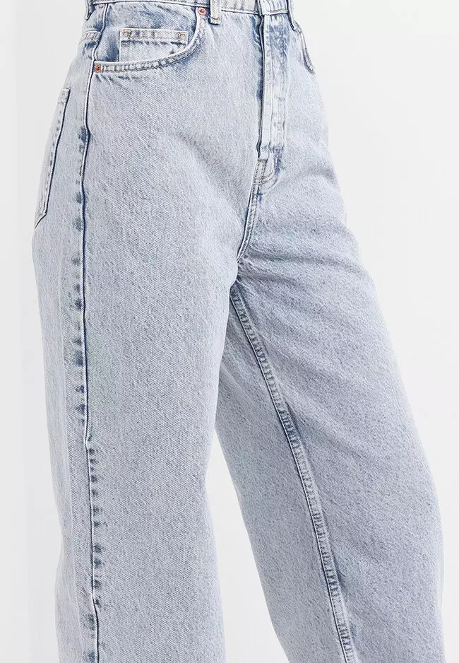 TOPSHOP WS Topshop Oversized mom jeans ZALORA