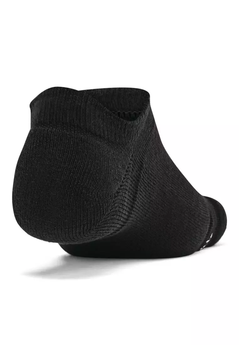 Under Armour Unisex UA Essential Cushion 6-Pack No Show Socks