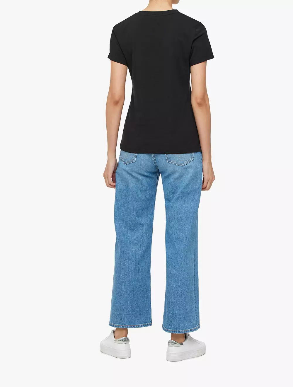 CALVIN KLEIN JEANS - INSTITUTIONAL SLIM FIT SHORT SLEEVE T-SHIRT - Black - black