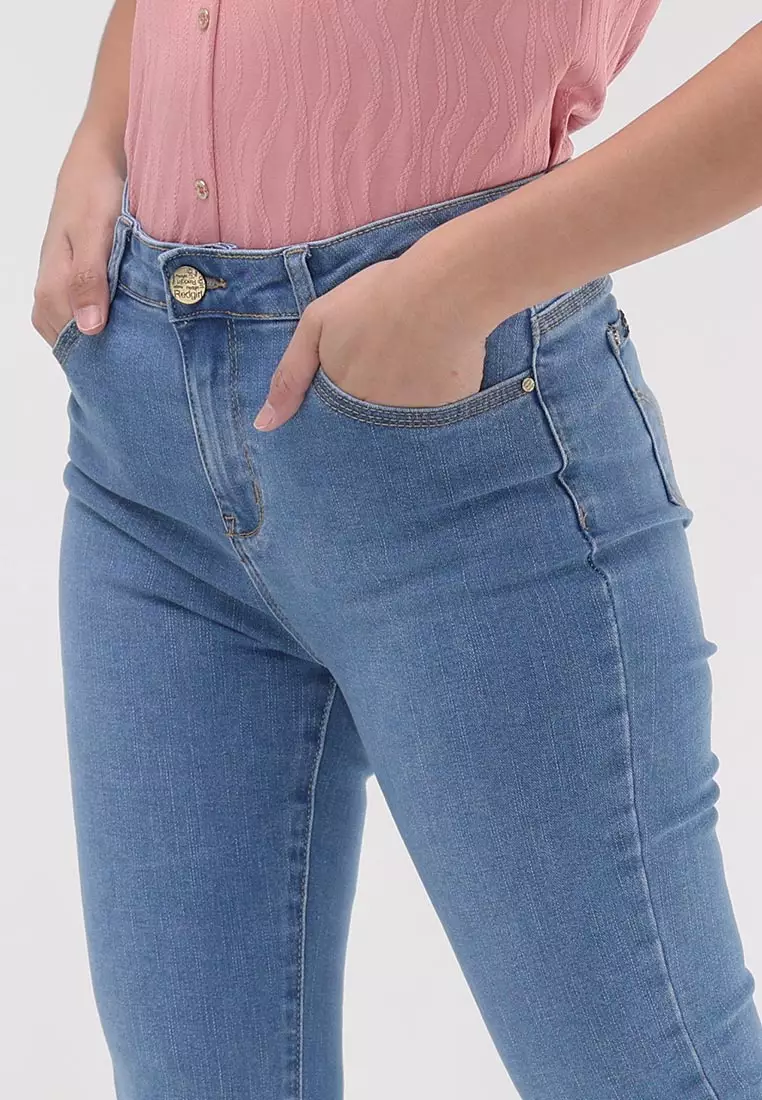 Womens Jeans CalÃ§a Jeans Girlfriend Buy Redgirl Denim Long Pants