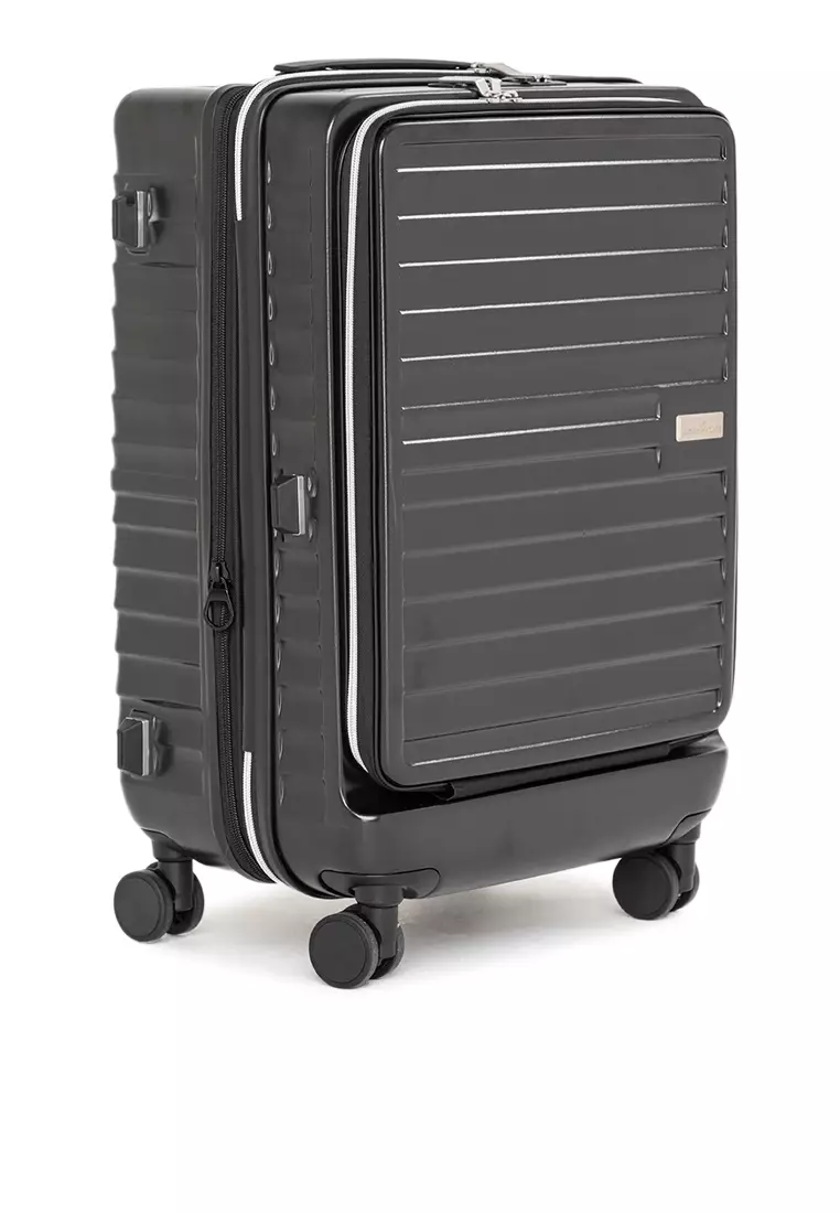 Malibu 5208-54 Black (Zipper Type) - Medium - TSA Luggage