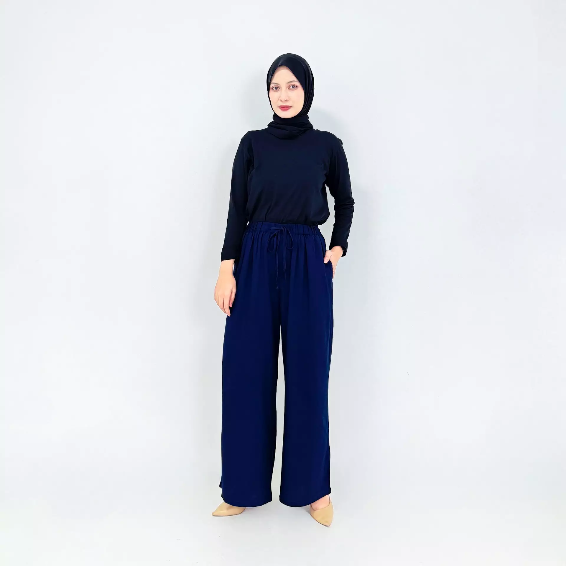 Riana Kulot Basic Daily NAVY