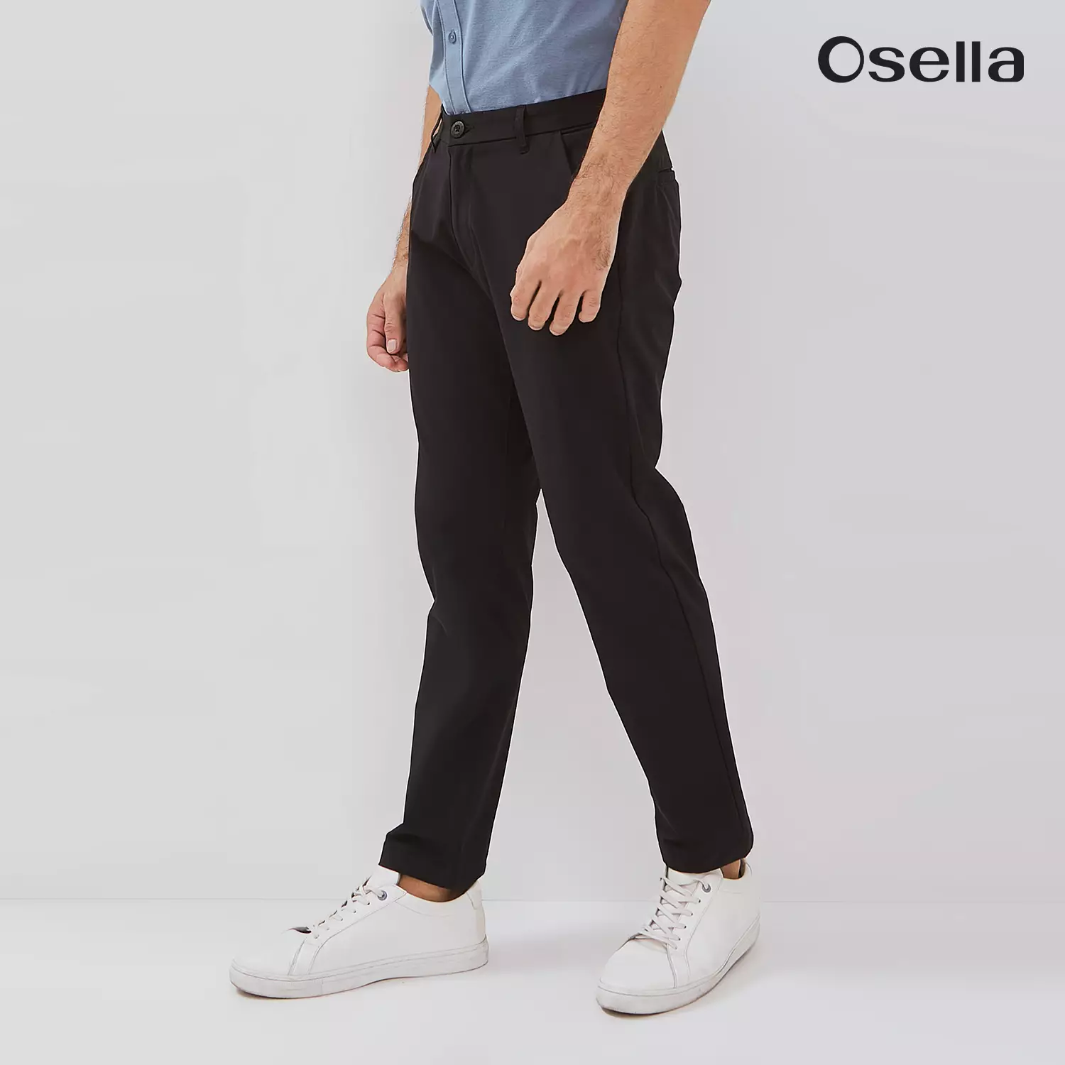 Osella 4-Way Stretch Ankle Trousers 2087500143 | Celana Panjang Laki Laki