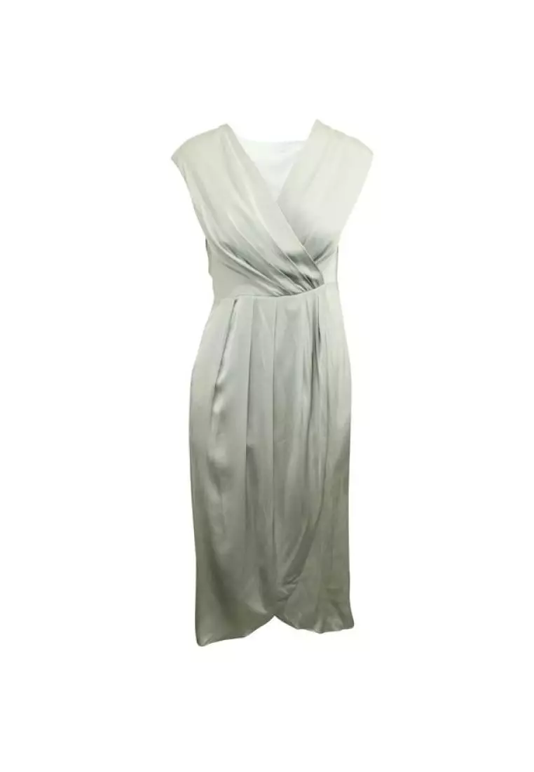Donna Karan Pre Loved DONNA KARAN Silver Midi Dress 2024 Buy