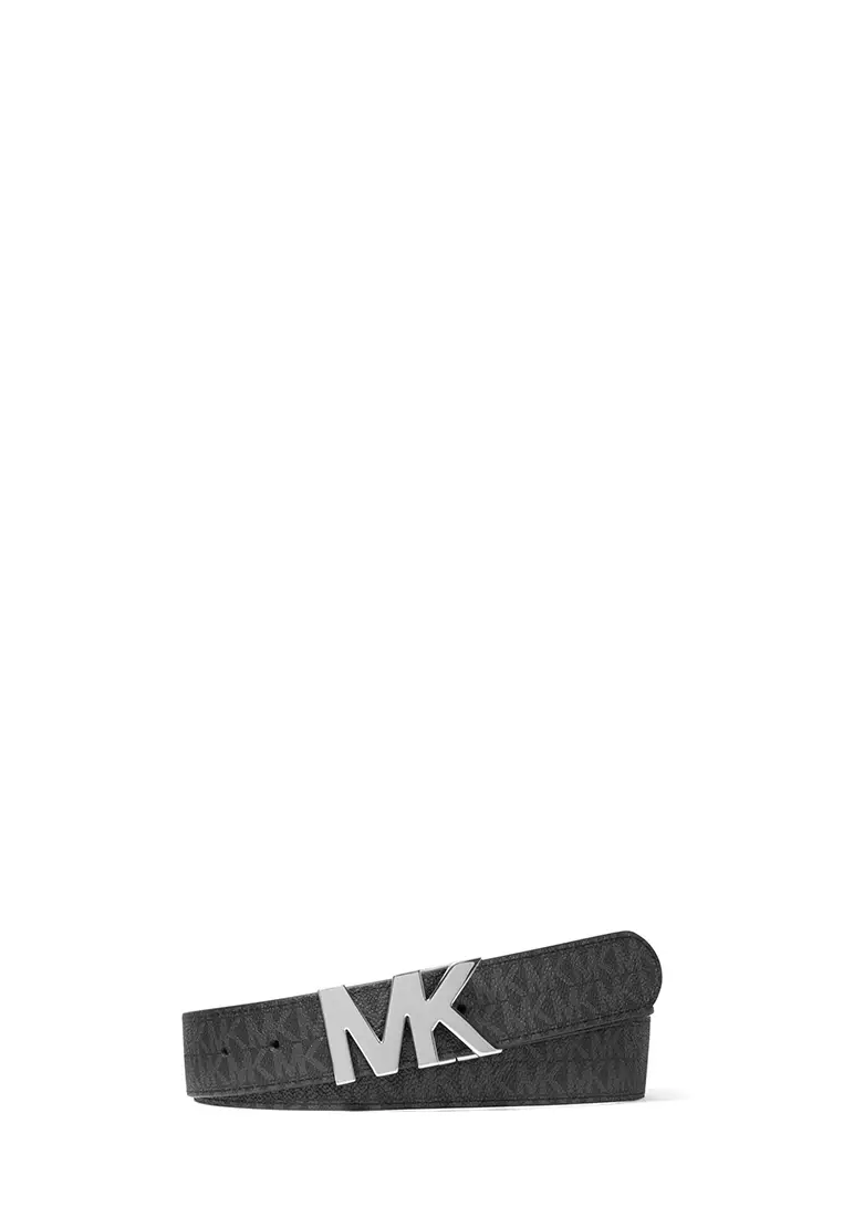 White mk belt mens best sale