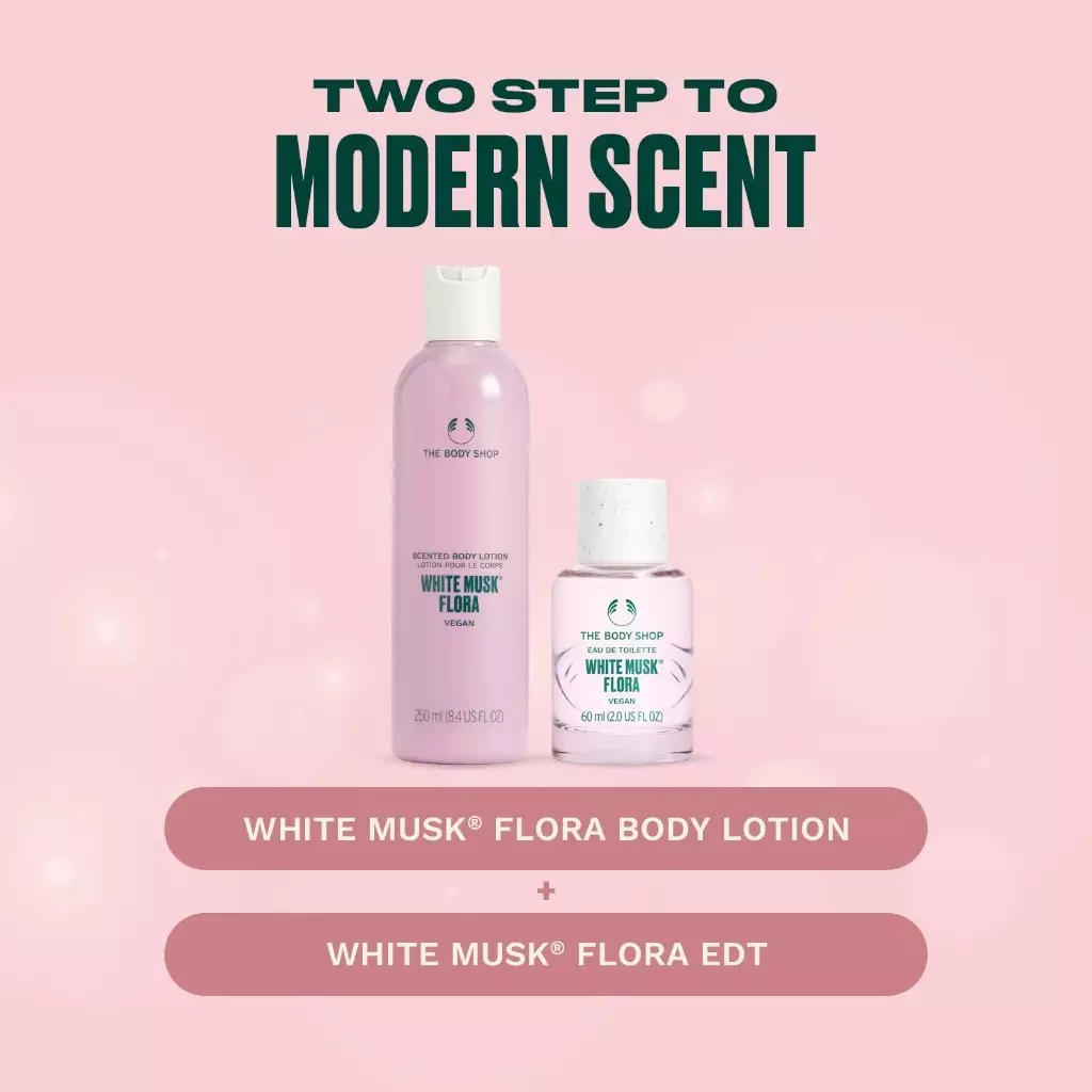 The Body Shop White Musk Flora Eau De Toilette Parfum EDT 60ml